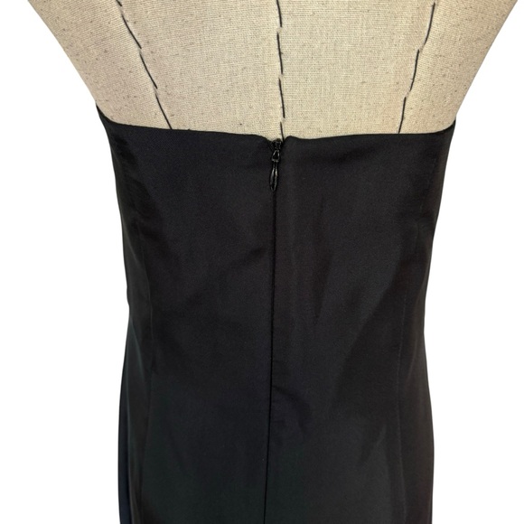 Zimmermann Black Strapless Silk Pleated Front Mini Dress Party Cocktail Sexy - Picture 9 of 13